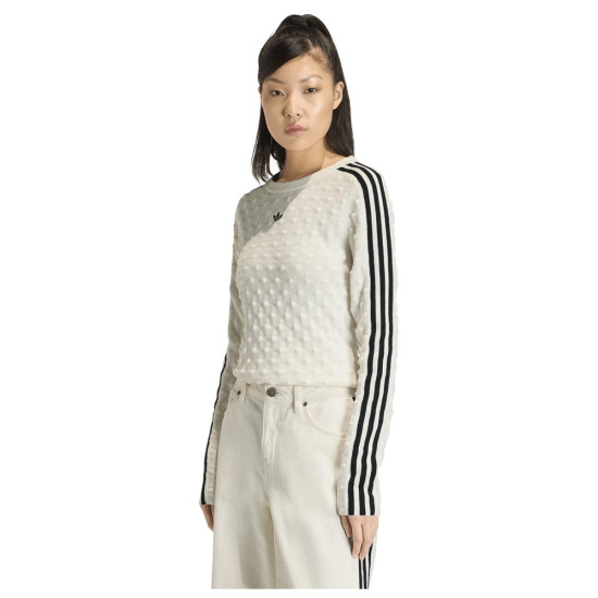 Adidas Γυναικεία πλεκτή μπλούζα Slim Solid Spike Knit Sweatshirt